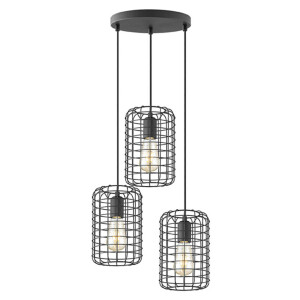 LABEL51 Hanglamp 'Solido' 3-lamps, kleur Zwart