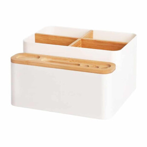 LYVION make-up organizer / Bureau organizer - Kunststof en hout