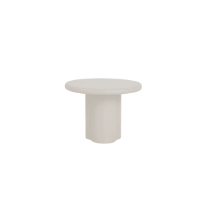 Tower Living Ronde Bijzettafel 'Mello' 60cm, kleur Wit