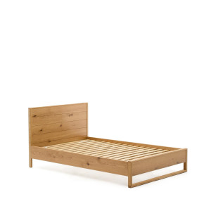 Kave Home Bed 'Alguema' Eiken, 90 x 200cm