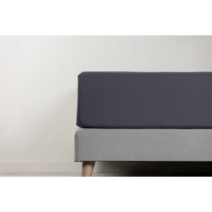 NL BL Emma Topper Cover Sateen 180x200 Darkgrijs