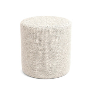 Jip poef beige melange - Ø 34 x 36 cm