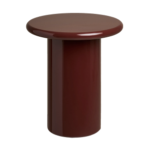 Nelly houten bijzettafel rood - Ø45