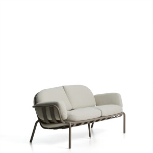 Kave Home 2-zits Tuinbank 'Joncols' 164cm, kleur Taupe