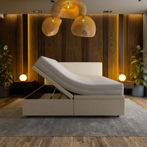 Boxspring Met Opbergruimte Hotel Essence - Beige - Dekbed-Discounter.nl