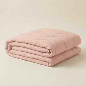 1+1 Gratis Wasbaar Easy Dekbed Zonder Overtrek - Zonder Overtrek Wave Uni - Roze - Dekbed-Discounter.nl