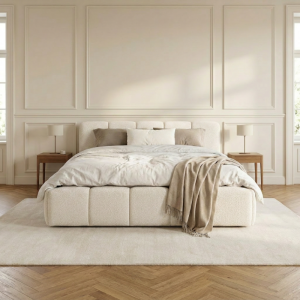 2-Persoons Boxspring Palermo Essential - Beige - Beige 180x200 Cm - - Inclusief Topper - Dekbed-Discounter.nl