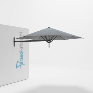 Paraflex muurparasol 270cm zwarte Neo arm   (Acqua)
