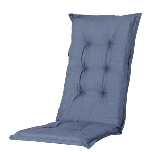 Tuinkussen hoge rug   Basic Kobalt