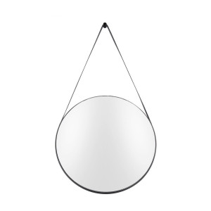 present time Ronde Spiegel 'Balanced' ø47cm, kleur Zwart