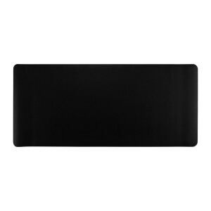 QUVIO Bureau onderlegger - PU Leer - Zwart