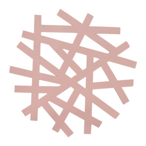 Krumble Pannenonderzetter - Rond - Siliconen - Roze - Diameter 20 cm