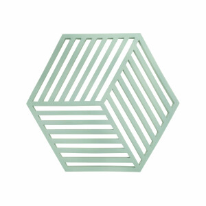 Krumble Pannenonderzetter - Hexagon - 16 x 14 cm - Groen