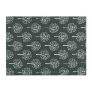Krumble Placemat - Boom patroon - Katoen - Antraciet