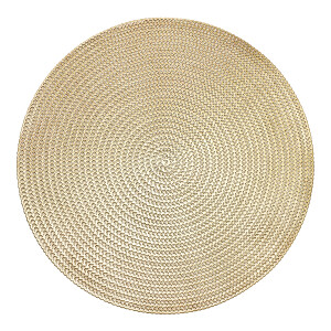 Krumble Placemat - PVC - Goud - 37 cm