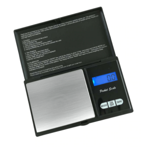 XIB Klein weegschaaltje met deksel 0,1 gram tot 1000 gram