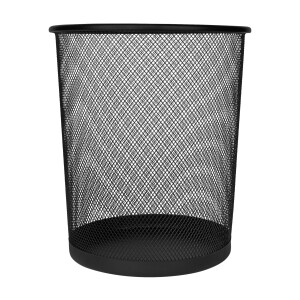 QUVIO Prullenbak - 11 Liter - Staal - 23,5 x 26,5 cm