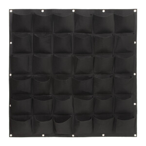 QUVIO Verticale tuin - Plant wand met 36 vakken - 1 x 1 meter