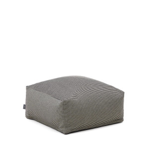 Kave Home Poef 'Famara' kleur Donkerblauw
