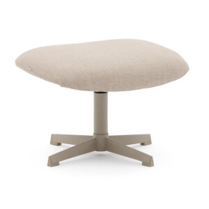 Kave Home Draaibare Hocker 'Teryl' Chenille, kleur Beige