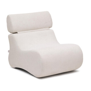 Kave Home Fauteuil 'Club' Chenille, kleur Naturel