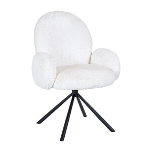 Richmond Draaibare Eetkamerstoel 'Jolie' Sheep, kleur Wit