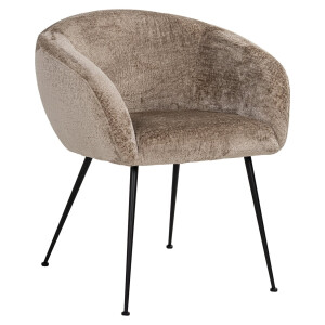 Richmond Eetkamerstoel 'Ruby' Chenille, kleur Taupe