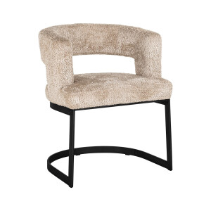 Richmond Eetkamerstoel 'Ellis' Chenille, kleur Beige