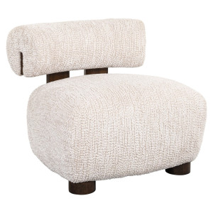 Richmond Fauteuil 'Arabella' Chenille, kleur Crème