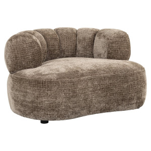 Richmond Fauteuil 'Penelope' Chenille, kleur Stone