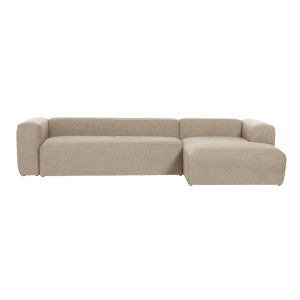 Kave Home 4-zits Loungebank 'Blok' Rechts, 330cm, kleur Beige