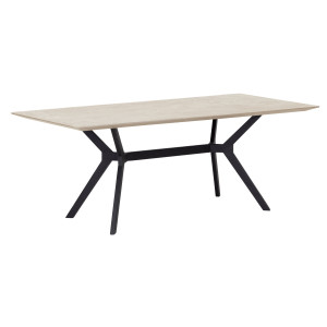 DTP Home Eettafel 'Novi' Mortex, 200 x 95cm, kleur Zand