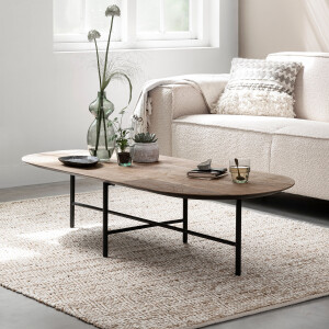 DTP Home Ovale Salontafel 'Soho' Teakhout, 150 x 60cm