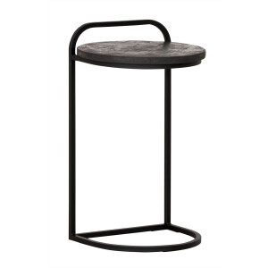 DTP Home Laptoptafel 'Soho' Betonlook, 35cm, kleur Zwart