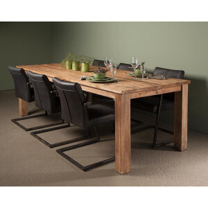 Tower Living Eettafel 'Lorenzo' Driftwood teak, 240 x 100cm