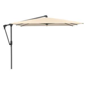Glatz zweefparasol Sunwing® Casa easy 270x270cm stofklasse 2 eggshell (antraciet frame)