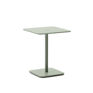 Kave Home Outdoor Bistrotafel 'Brai' Staal, 70 x 70cm, kleur Turquoise