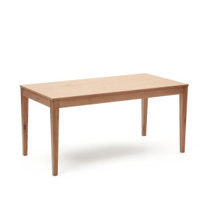 Kave Home Uitschuifbare Eettafel 'Yain' Eiken, 160-220 x 80cm