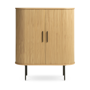 Lenn houten opbergkast naturel - 118 x 100 cm