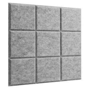 QUVIO Memobord - 30 x 30 x 1 cm - Vilt
