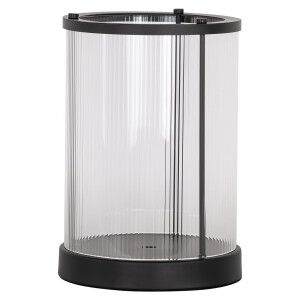 Richmond Windlicht 'Dayene' 27cm, kleur Zwart