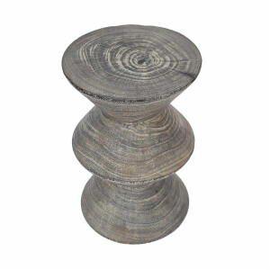 Tower Living Bijzettafel 'Vinci Due' Suarhout, 30cm, kleur Bruin