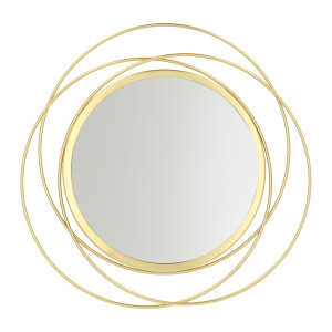 QUVIO Spiegel - 35,5 cm - Rond - Goud