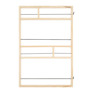 QUVIO Wandrek met elastiek - 3 x 40 x 60 cm
