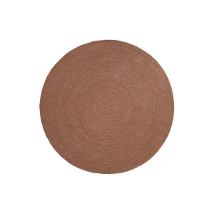 Kave Home Rond Vloerkleed 'Despas' 200cm, kleur Terracotta