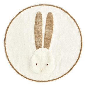 Kave Home Rond Vloerkleed 'Yanil' Konijn, 100cm