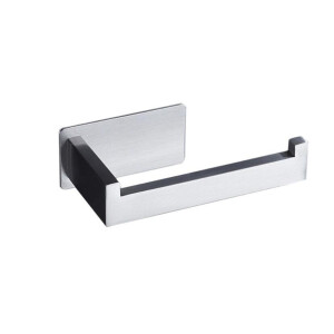 XIVADA WC rolhouder Luca - Zonder Boren - Rvs - Zelfklevend - Zilver