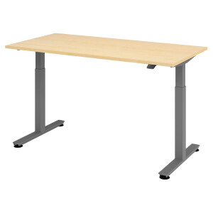 XMST 16 G | 160x80 | Bureau elektrisch in hoogte verstelbaar - Esdoorn 160 x 80 Tafelhoogte I Elektrisch in hoogte verstelbaar