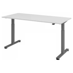 XMST 19 G | 180x80 | Bureau elektrisch in hoogte verstelbaar. - Grijs 180 x 80 Tafelhoogte I Elektrisch in hoogte verstelbaar