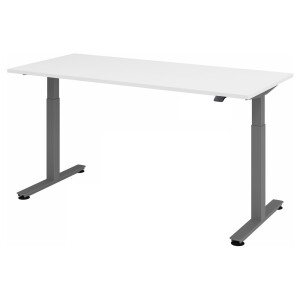 XMST 19 G | 180x80 | Bureau elektrisch in hoogte verstelbaar. - Wit 180 x 80 Tafelhoogte I Elektrisch in hoogte verstelbaar